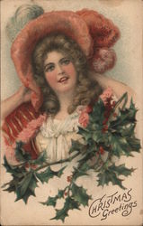 Christmas Greetings Postcard