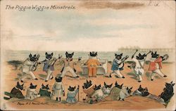 The Piggie Wiggie Minstrels Postcard
