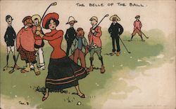 The Belle of the Ball Postcard