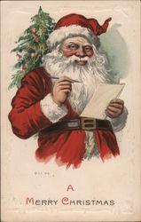 A Merry Christmas Postcard
