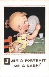 Just a Portrait of a Lady! Postcard