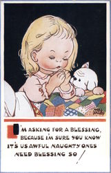 Child Praying at Bedtime Mabel Lucie Attwell Postcard Postcard Postcard