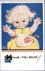 Girl in Apron: Hello, You Dear! Postcard