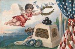 In Memoriam to Those Brave Souls Who Gave Their Lives For Their Country Postcard