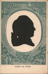 Johann Wolfgang von Goethe as a boy Authors & Writers Postcard Postcard Postcard