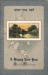 A Happy New YIear - Sincere Greetings Postcard