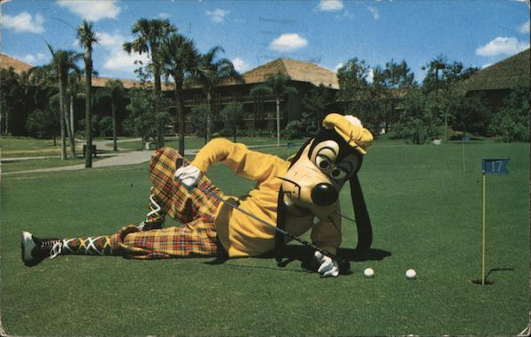 A Goofy Way to Putt, Walt Disney World Golf Resort Orlando Florida