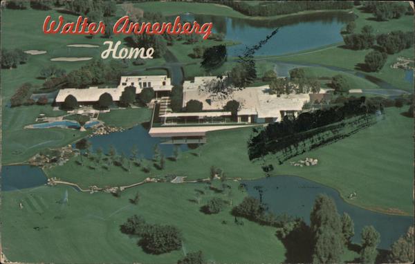 Walter Annenberg Mansion and Golf Course Palm Springs California