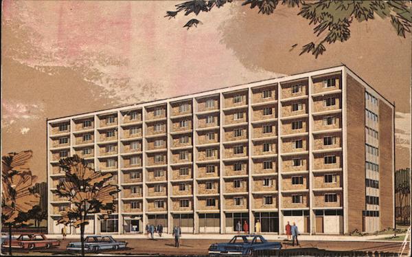 Peabody Hall, Women's Dormitory - Bowditch Hall, Men's Dormitory - State College at Salem Massachusetts