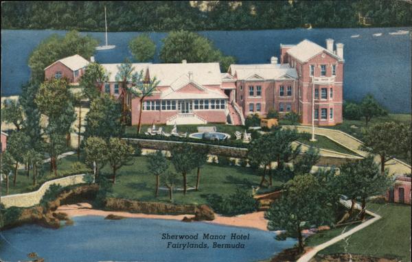 Sherwood Manor Hotel Fairylands, Bermuda Postcard