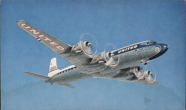 United Air Lines DC-7 Mainliners Aircraft
