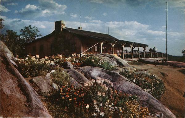 Flower Gardens and Summit Chalet, Mt. Cranmore North Conway New Hampshire