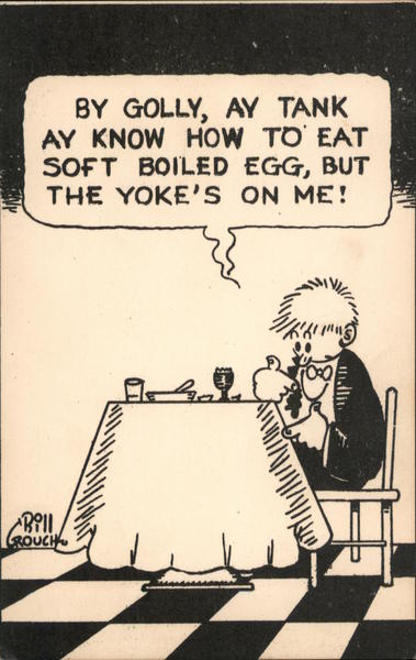 The Yolk's on Me! Comic, Funny