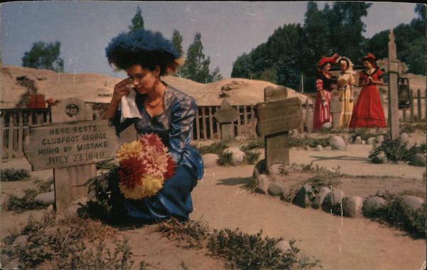 Mourners at Boot Hill California Knott's Berry Farm