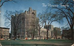 The Masonic Temple Postcard