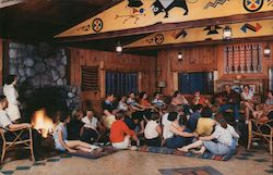 The Pow Wow Room, Jack and Jill Ranch Postcard