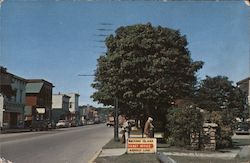 Street Scene - Gateway to Michigan's Upper Peninsula Postcard