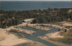 Jerry's Marina, Tawas Point Postcard