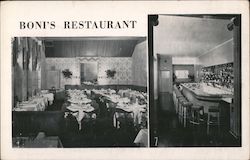 Boni's Restaurant Postcard