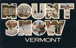 Mount Snow Vermont Postcard