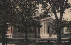 Duxbury Free Library Massachusetts Postcard Postcard Postcard