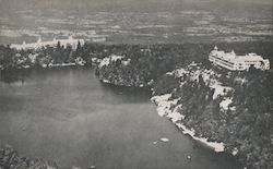 Lake Minnewaska Mountain Houses Postcard