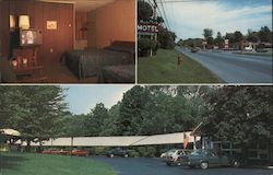 Hyde Park Motel New York Postcard Postcard Postcard