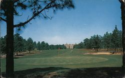 The Mid South Resort - 3rd Hole of Pine Needles Golf Course Postcard