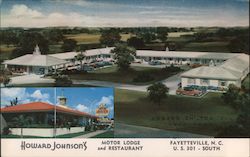 Howard Johnson's Motor Lodge and Restaurant Fayetteville, NC Postcard Postcard Postcard