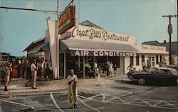 Capt. Bill's Waterfront Restaurant Postcard