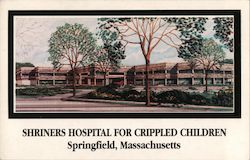 Shriners Hospital for Crippled Children Springfield, MA Postcard Postcard Postcard