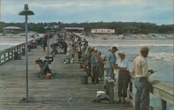 Pawleys Fishing Pier Pawleys Island, SC Postcard Postcard Postcard