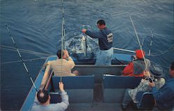 Salmon Fishing, Oregon Coast Postcard