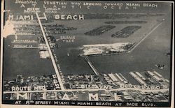 Beautiful Venetian Way "Short Way" Postcard