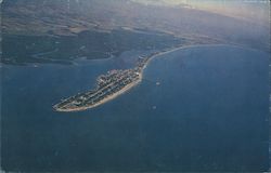Aerial View of the Port of Puntarenos Postcard