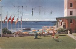 Princes Hotel, The Harbor and Swimming Pool Postcard