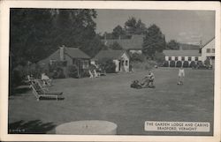 The Garden Lodge and Cabins Postcard