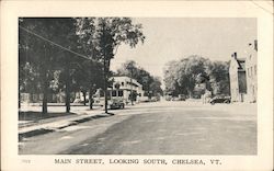 Main Street, Looking South Postcard