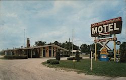 Ditch Village Motor Inn Postcard