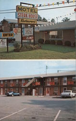 Steak House Motel Inc. Postcard