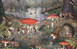 All the Fun of the Fair, by Molly Brett Postcard