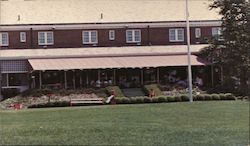 Brookside Country Club, Patio Where We Lunch And !!! Postcard