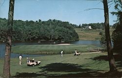 The Island 4th - One of 27 Holes of Great Golf Grossinger, NY Postcard Postcard Postcard