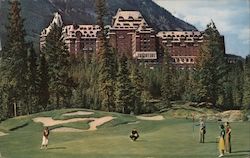 Banff Springs Hotel and Banff Golf Course Postcard