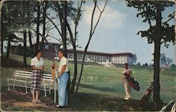 Concord Hotel, Club House at Concord International Golf Course Kiamesha Lake, NY Postcard Postcard Postcard