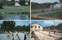 Mountain Lake House Postcard