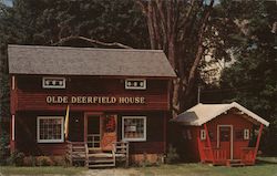 Olde Deerfield House Postcard