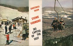 Greetings From Stowe, Vermont Postcard Postcard Postcard