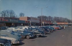 Shopping Center View Postcard