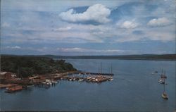 View from Raymond E. Baldwin Bridge Postcard